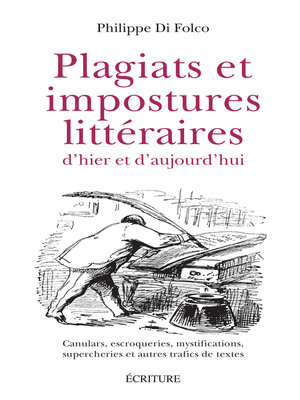 cover image of Plagiats et impostures littéraires
